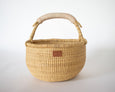 Kandiga Bolga Basket - Natural Handle - Medium