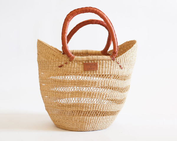 Zera Open Work Shopper Basket - Heddle & Lamm