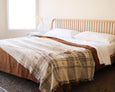 Chavvi Bed Cover - Ivory & Brown - Heddle & Lamm