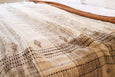 Chavvi Throw- Ivory & Brown - Heddle & Lamm