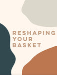 Kandiga Bolga Basket - Dark Brown Handle - Medium